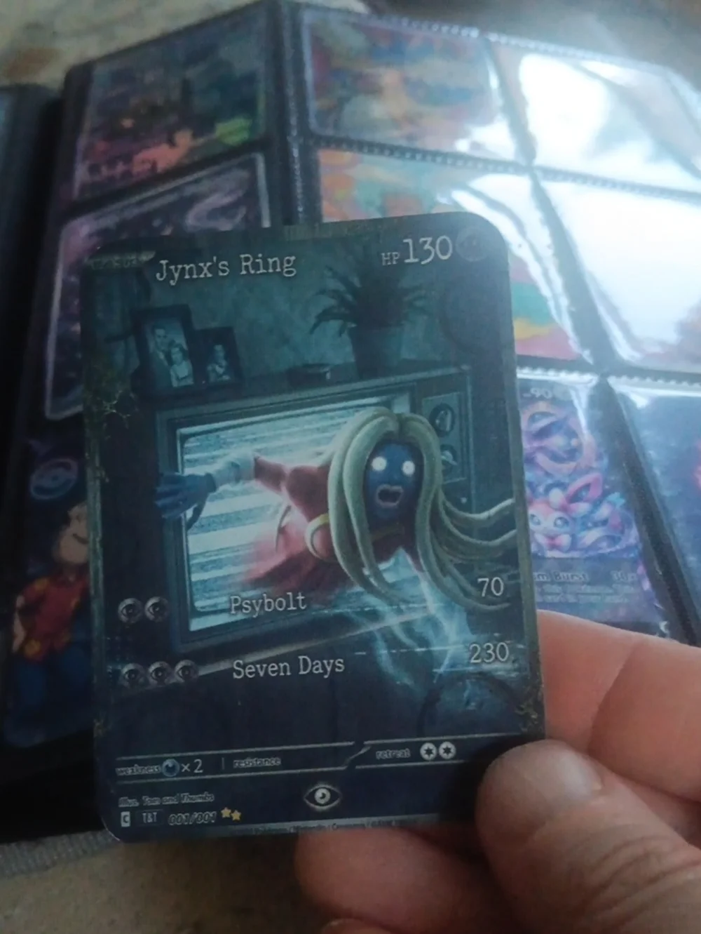 Jynx's Ring Holo Trading Card - Black/Grey